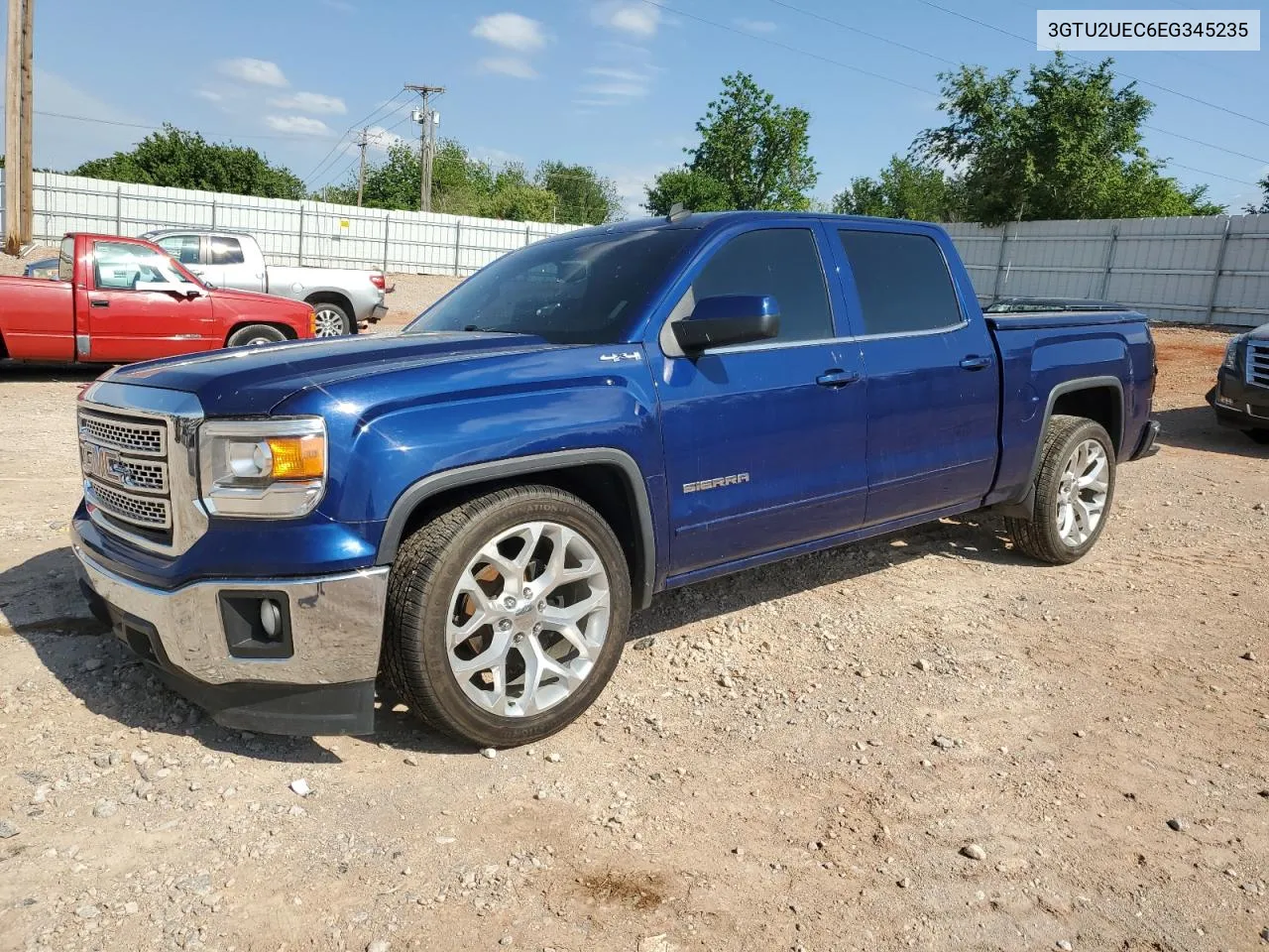 2014 GMC Sierra K1500 Sle VIN: 3GTU2UEC6EG345235 Lot: 49034174