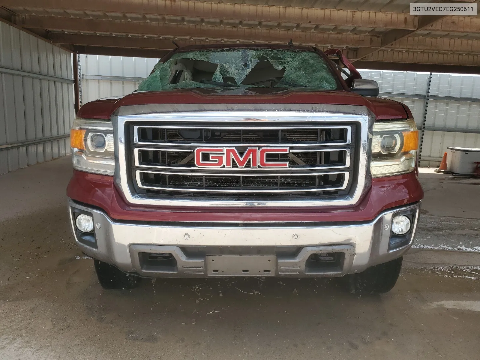 2014 GMC Sierra K1500 Slt VIN: 3GTU2VEC7EG250611 Lot: 52577914