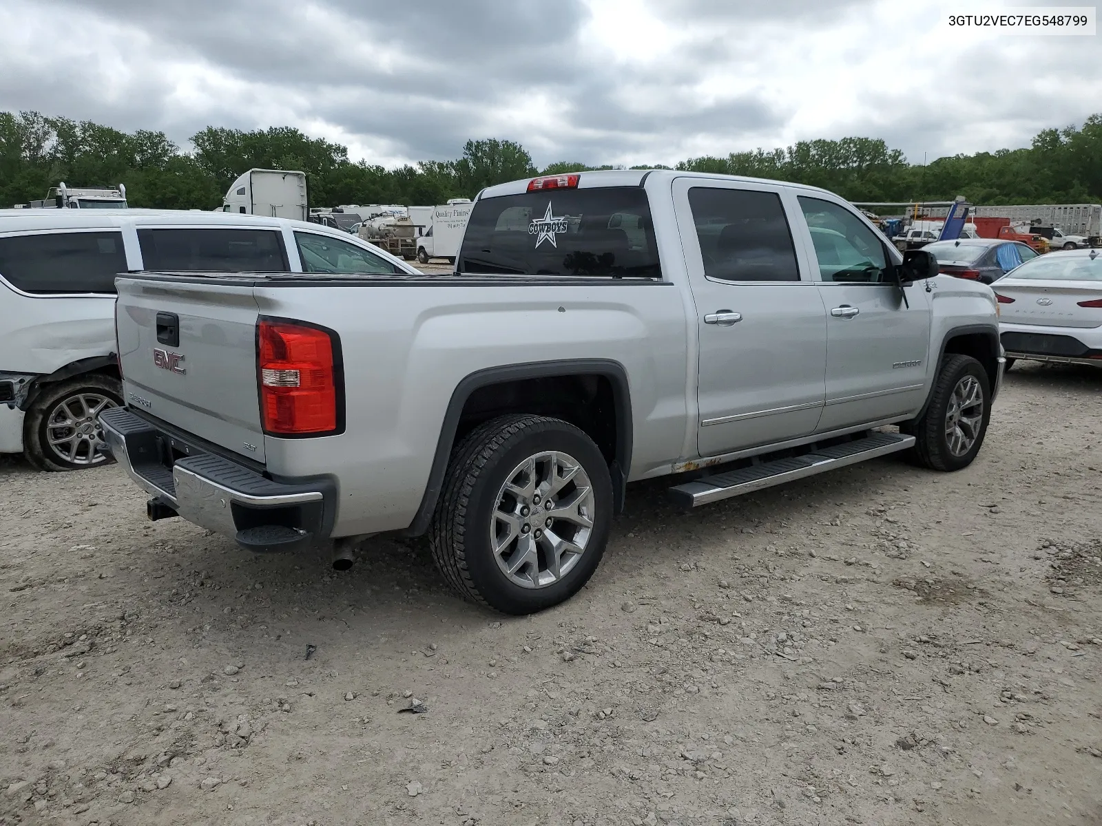 2014 GMC Sierra K1500 Slt VIN: 3GTU2VEC7EG548799 Lot: 53459904