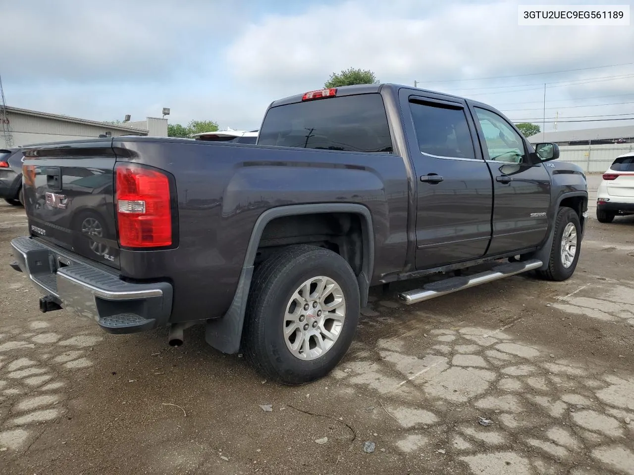 2014 GMC Sierra K1500 Sle VIN: 3GTU2UEC9EG561189 Lot: 54688104