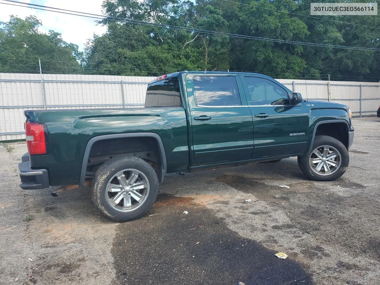 2014 GMC Sierra K1500 Sle VIN: 3GTU2UEC3EG566114 Lot: 55211194