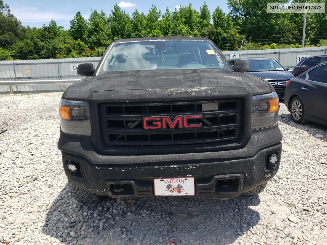 2014 GMC Sierra K1500 Sle VIN: 3GTU2UEC0EG407373 Lot: 55446094