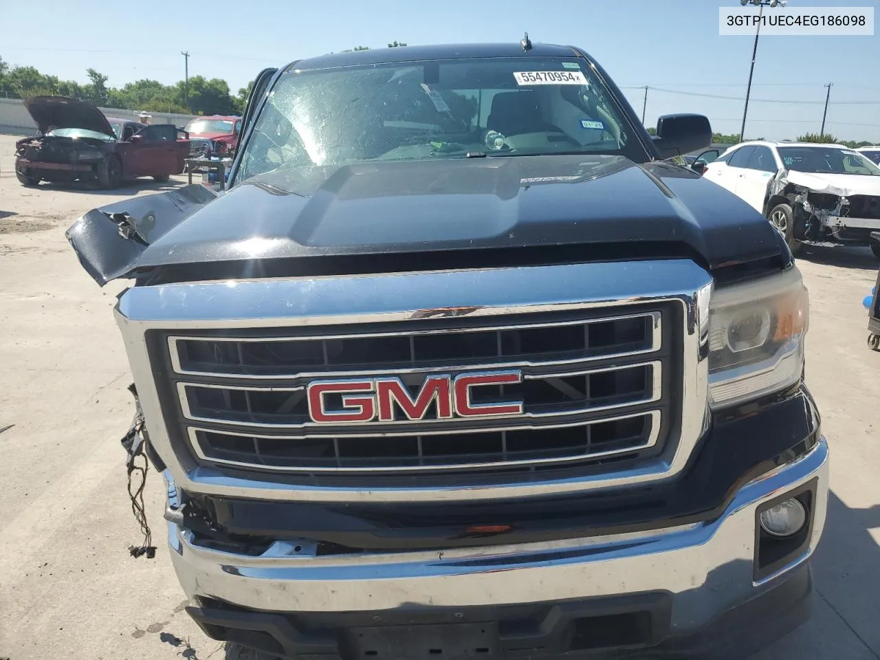 2014 GMC Sierra C1500 Sle VIN: 3GTP1UEC4EG186098 Lot: 55470954