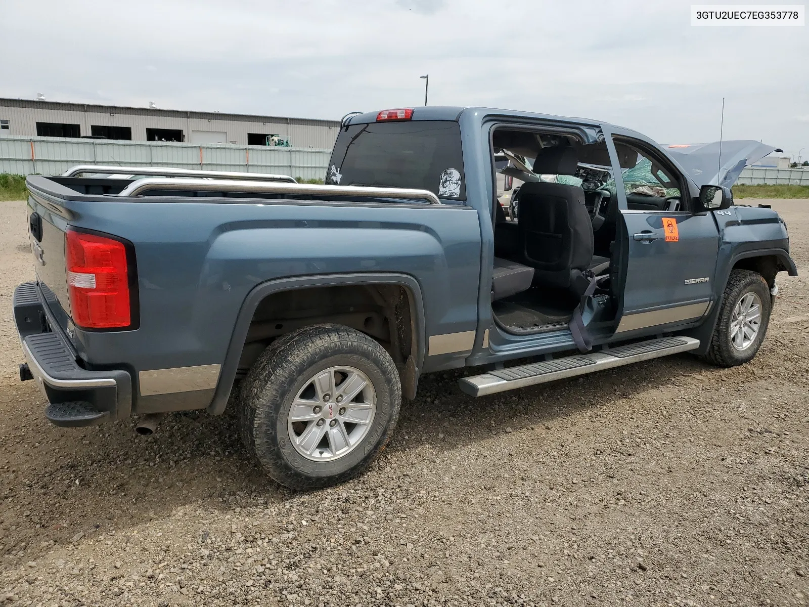 2014 GMC Sierra K1500 Sle VIN: 3GTU2UEC7EG353778 Lot: 55537024