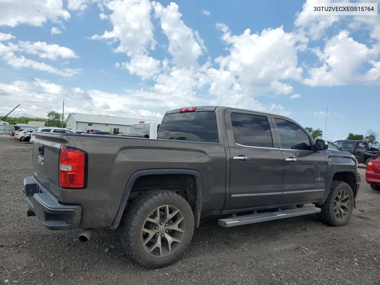 2014 GMC Sierra K1500 Slt VIN: 3GTU2VECXEG515764 Lot: 56610824