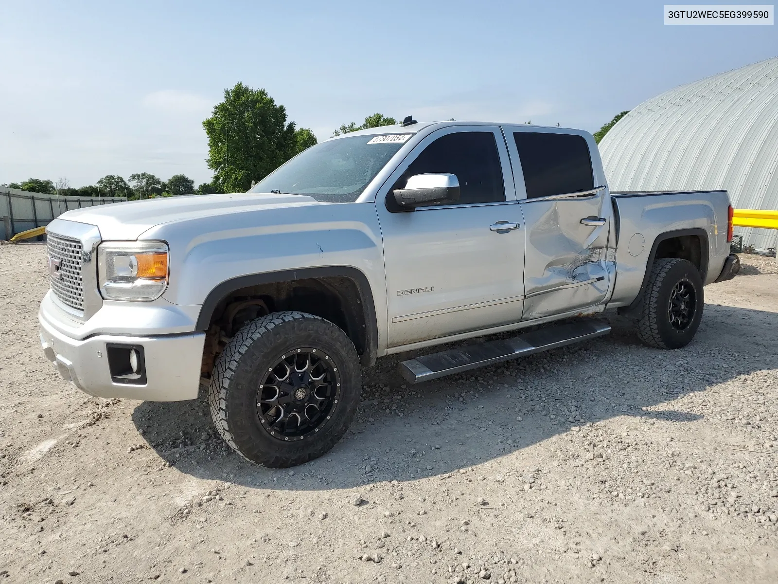 2014 GMC Sierra K1500 Denali VIN: 3GTU2WEC5EG399590 Lot: 57307054