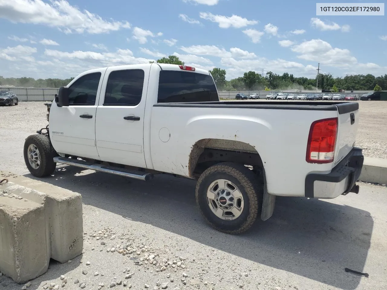 2014 GMC Sierra K2500 Sle VIN: 1GT120CG2EF172980 Lot: 58935884