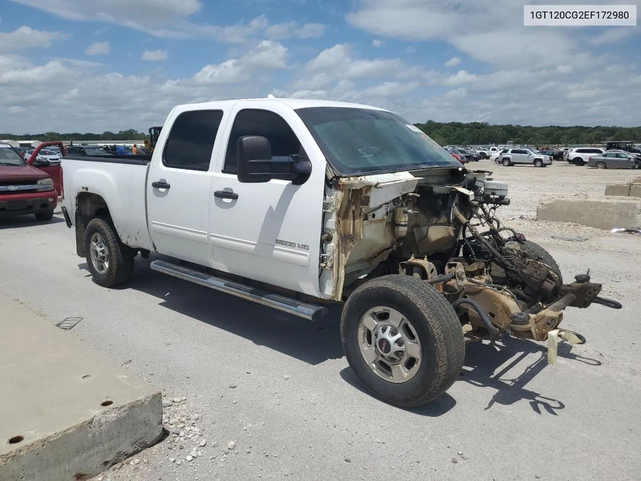 2014 GMC Sierra K2500 Sle VIN: 1GT120CG2EF172980 Lot: 58935884