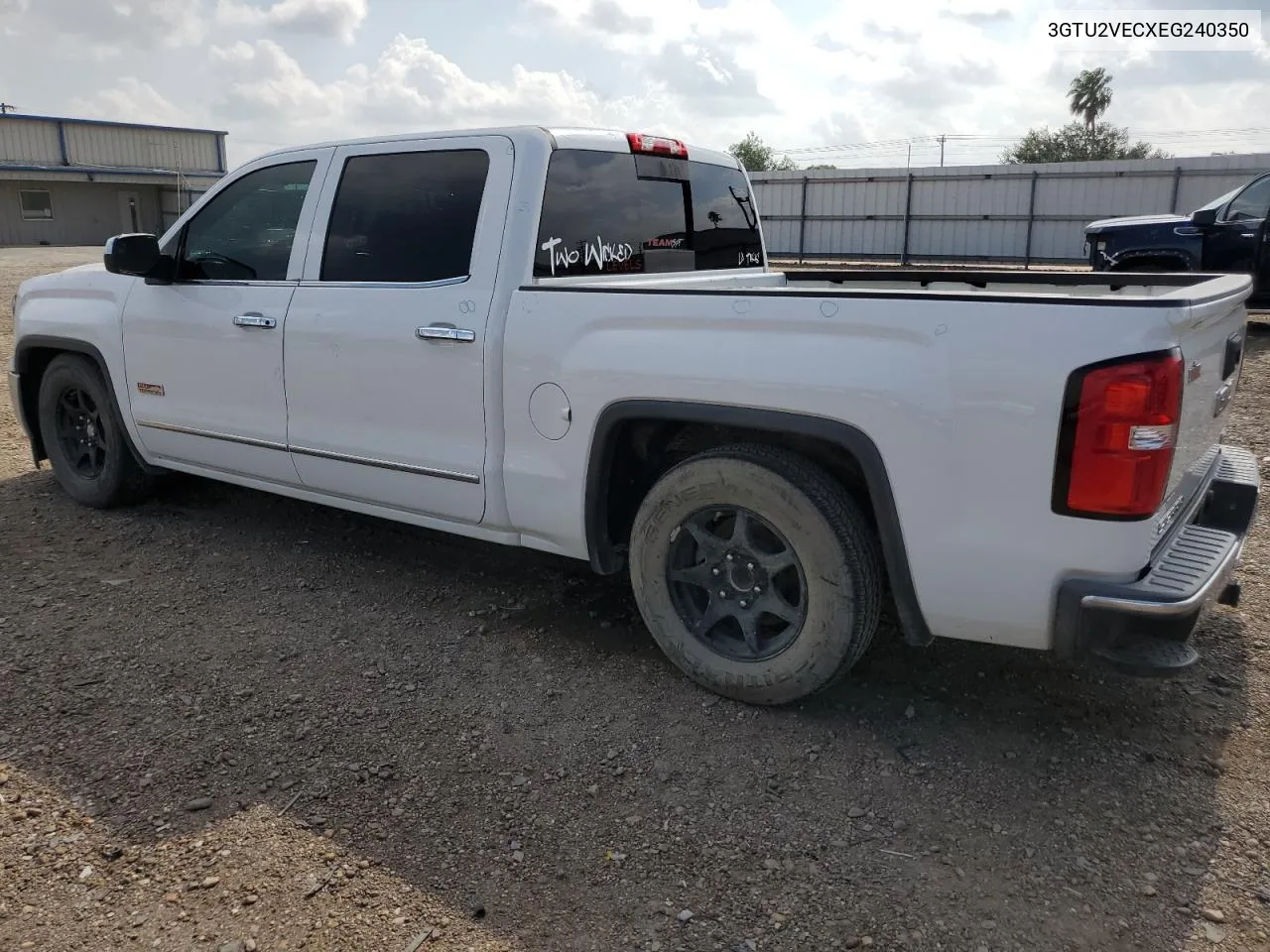 2014 GMC Sierra K1500 Slt VIN: 3GTU2VECXEG240350 Lot: 61066904