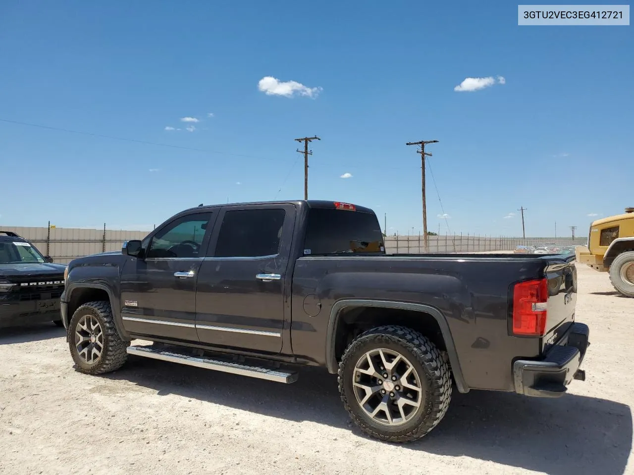 2014 GMC Sierra K1500 Slt VIN: 3GTU2VEC3EG412721 Lot: 61519954