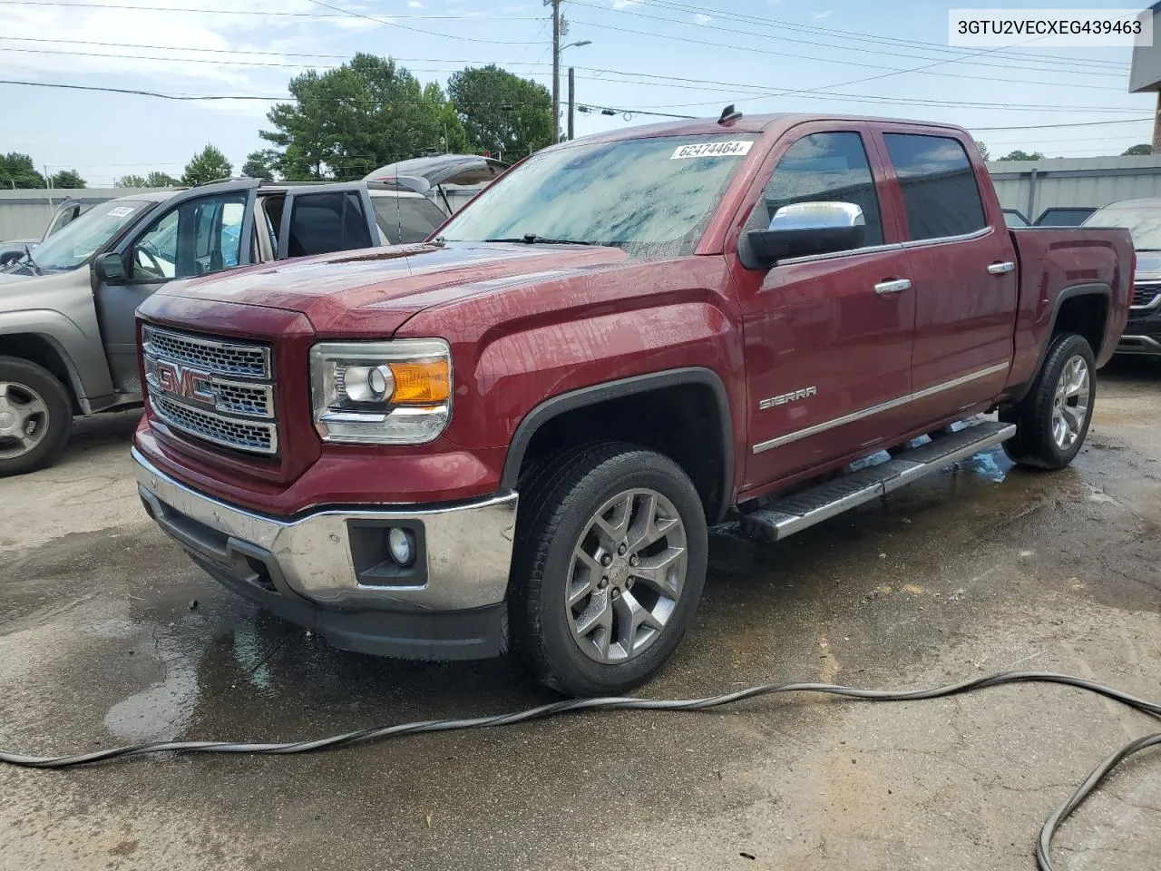 2014 GMC Sierra K1500 Slt VIN: 3GTU2VECXEG439463 Lot: 62474464