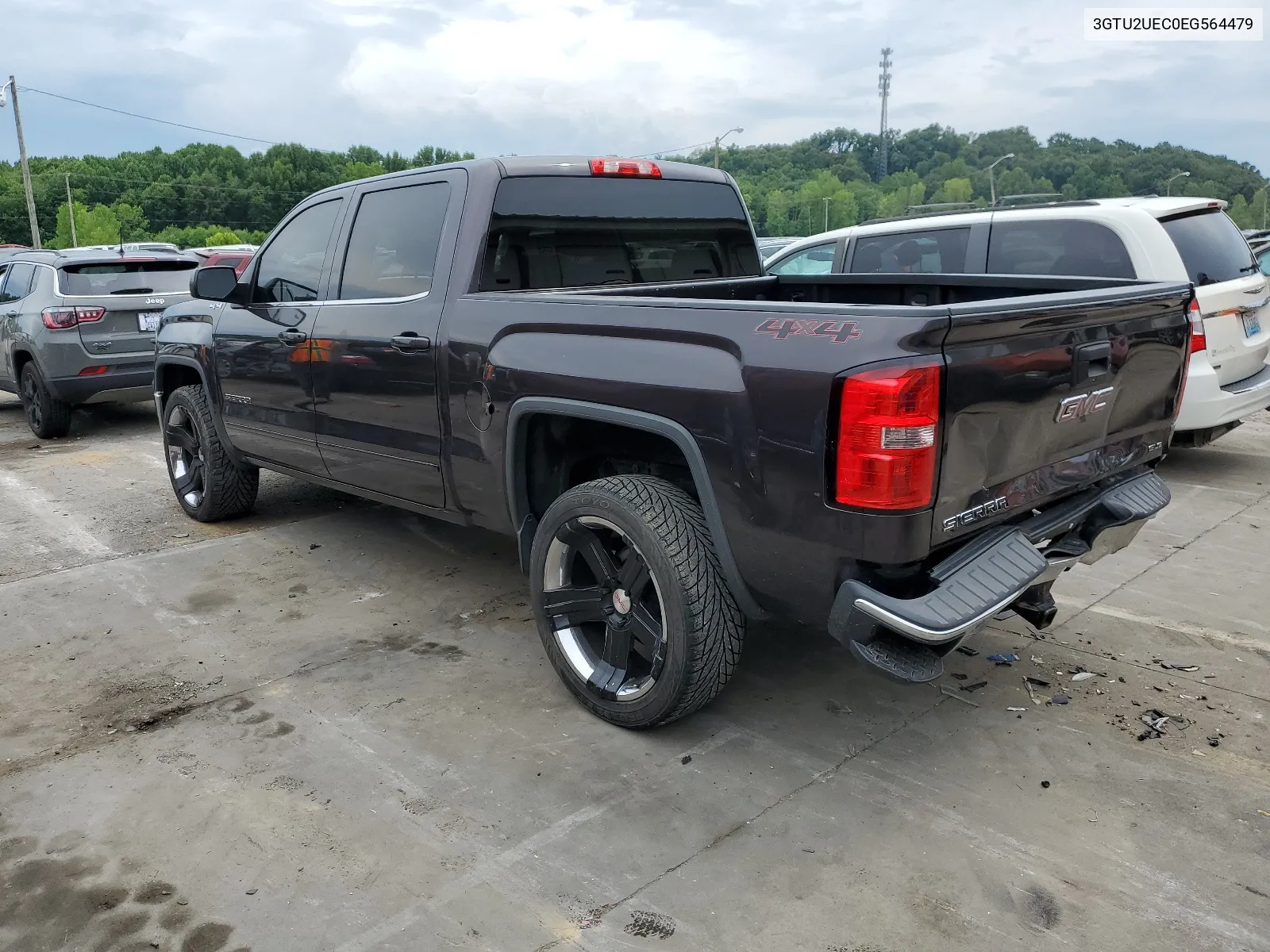 2014 GMC Sierra K1500 Sle VIN: 3GTU2UEC0EG564479 Lot: 63503594