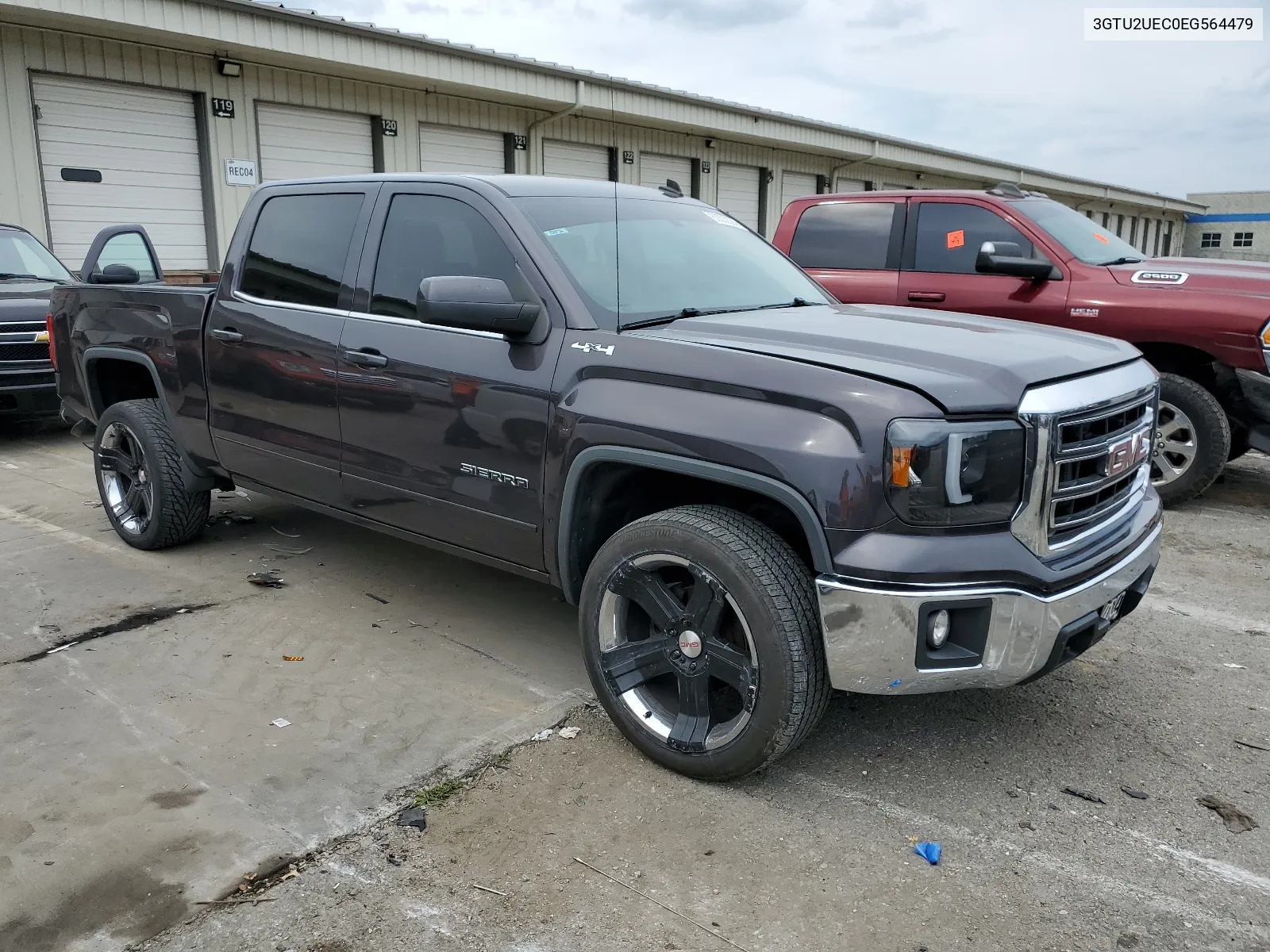 2014 GMC Sierra K1500 Sle VIN: 3GTU2UEC0EG564479 Lot: 63503594