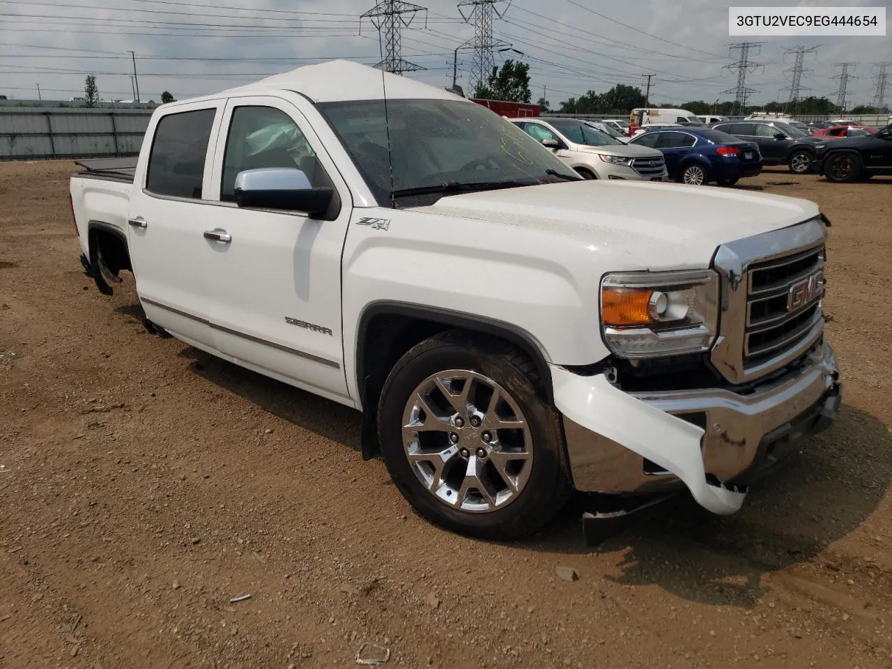 2014 GMC Sierra K1500 Slt VIN: 3GTU2VEC9EG444654 Lot: 63922484