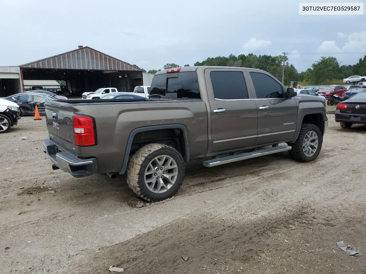 2014 GMC Sierra K1500 Slt VIN: 3GTU2VEC7EG529587 Lot: 64025374