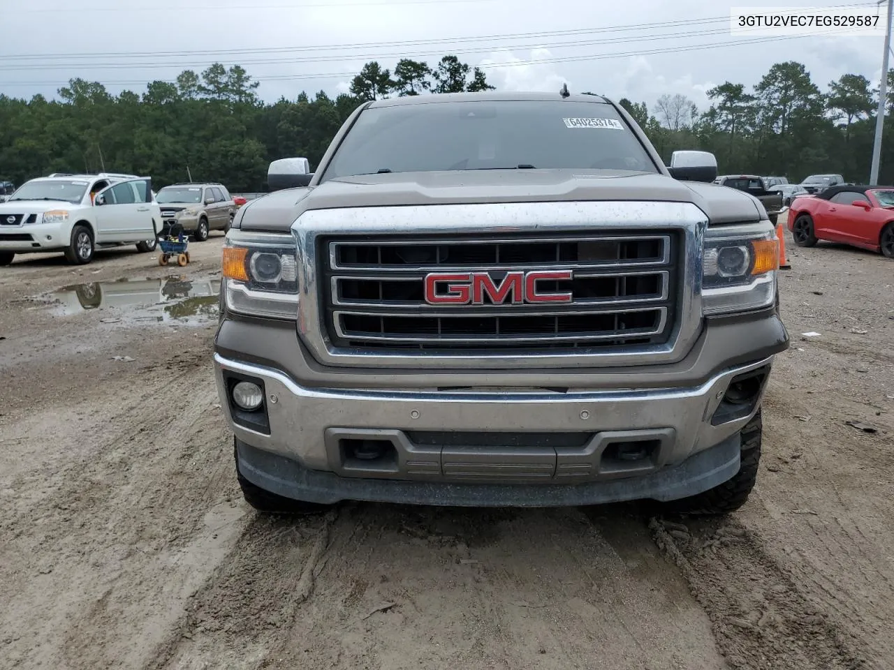 2014 GMC Sierra K1500 Slt VIN: 3GTU2VEC7EG529587 Lot: 64025374