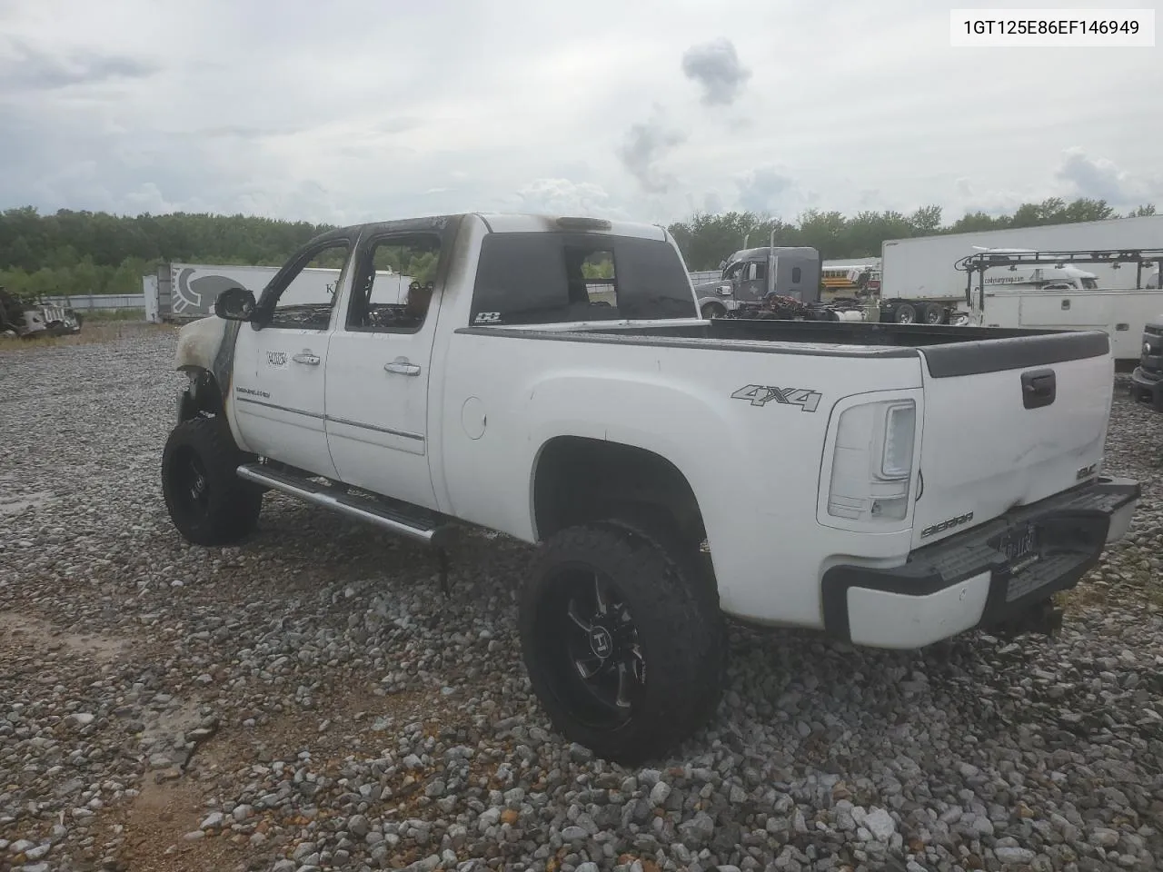 2014 GMC Sierra K2500 Denali VIN: 1GT125E86EF146949 Lot: 64203254