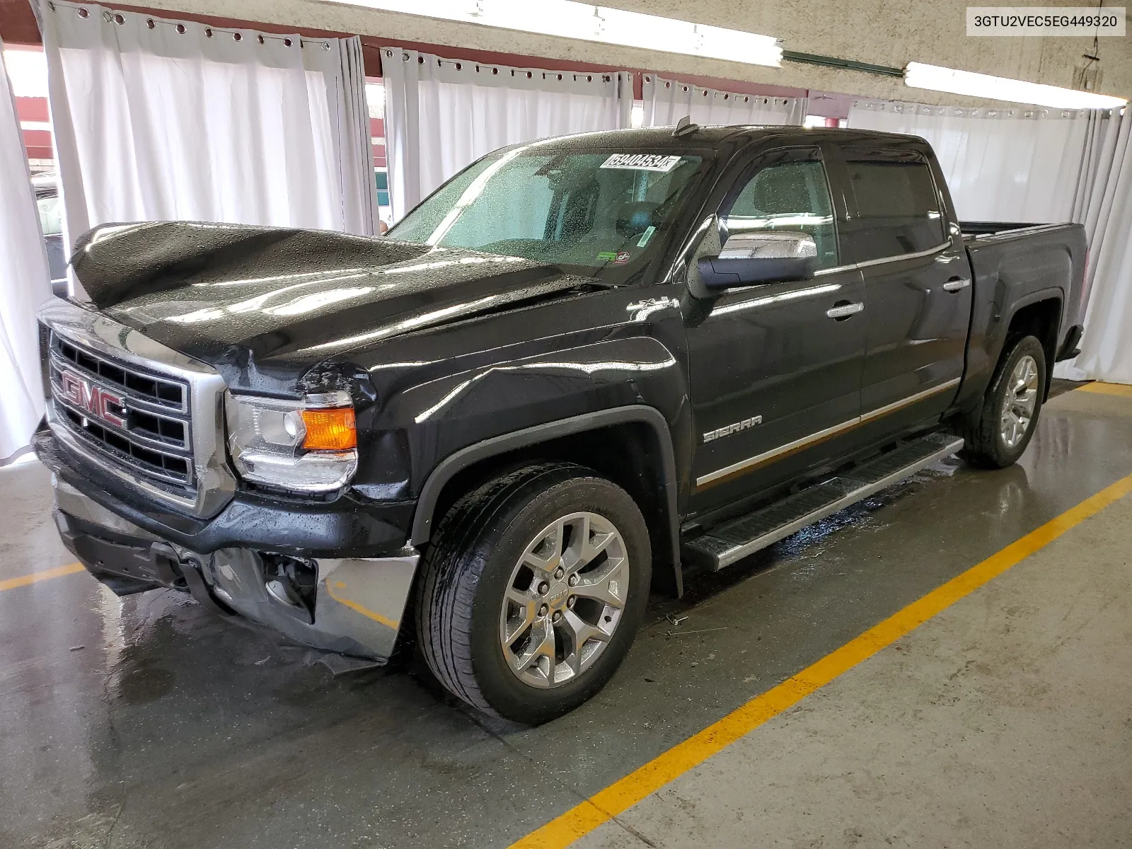 2014 GMC Sierra K1500 Slt VIN: 3GTU2VEC5EG449320 Lot: 64510504