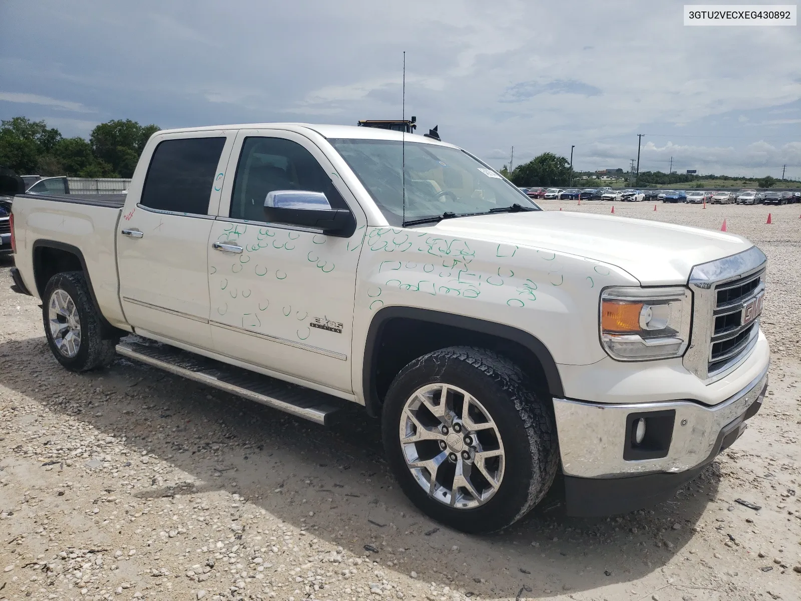 2014 GMC Sierra K1500 Slt VIN: 3GTU2VECXEG430892 Lot: 64597044