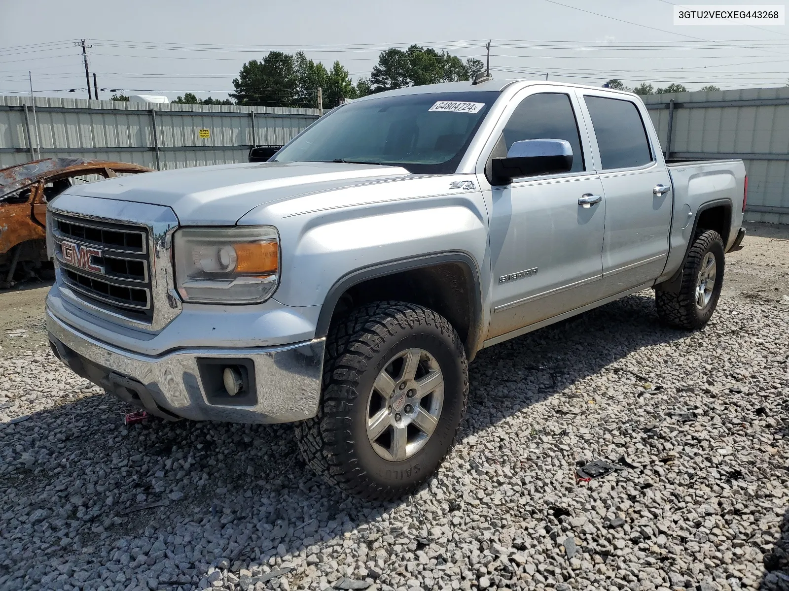 2014 GMC Sierra K1500 Slt VIN: 3GTU2VECXEG443268 Lot: 64804724