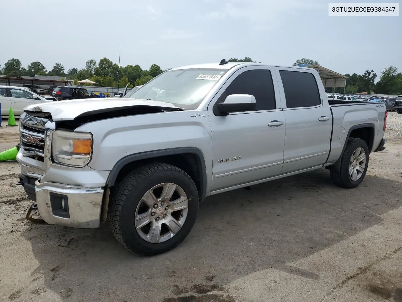 2014 GMC Sierra K1500 Sle VIN: 3GTU2UEC0EG384547 Lot: 65685514