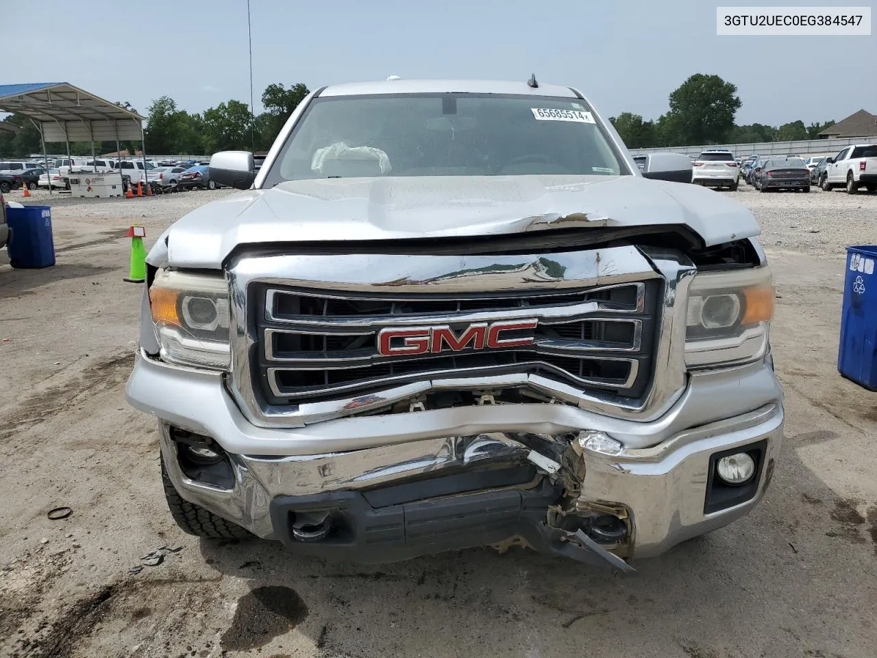 2014 GMC Sierra K1500 Sle VIN: 3GTU2UEC0EG384547 Lot: 65685514