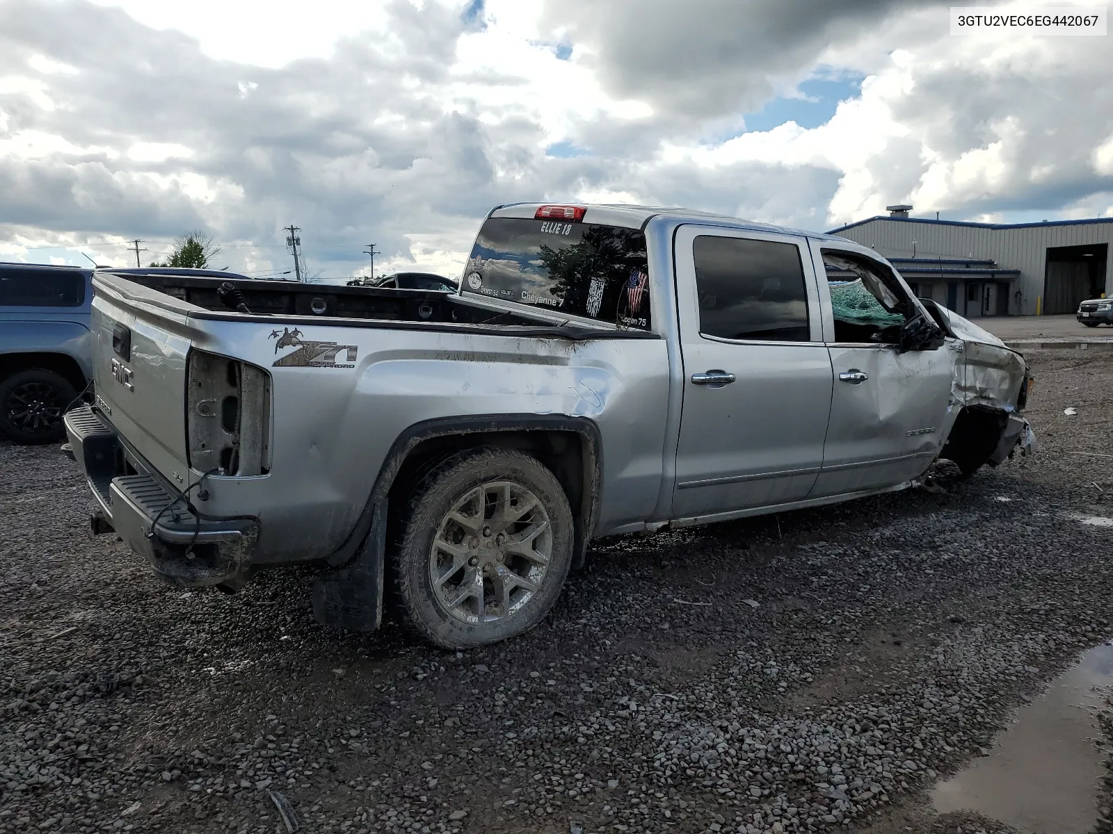 2014 GMC Sierra K1500 Slt VIN: 3GTU2VEC6EG442067 Lot: 66510514