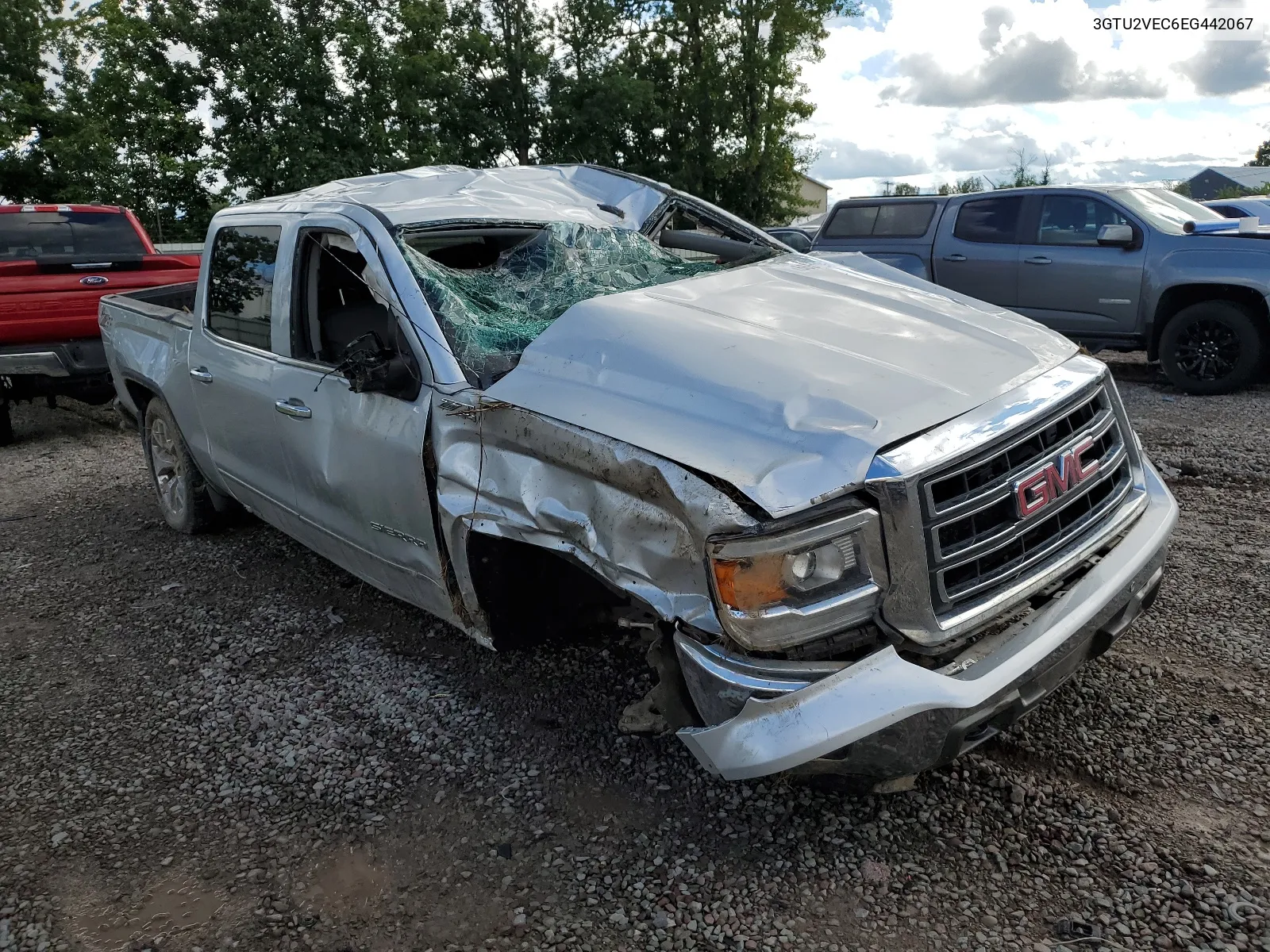 2014 GMC Sierra K1500 Slt VIN: 3GTU2VEC6EG442067 Lot: 66510514