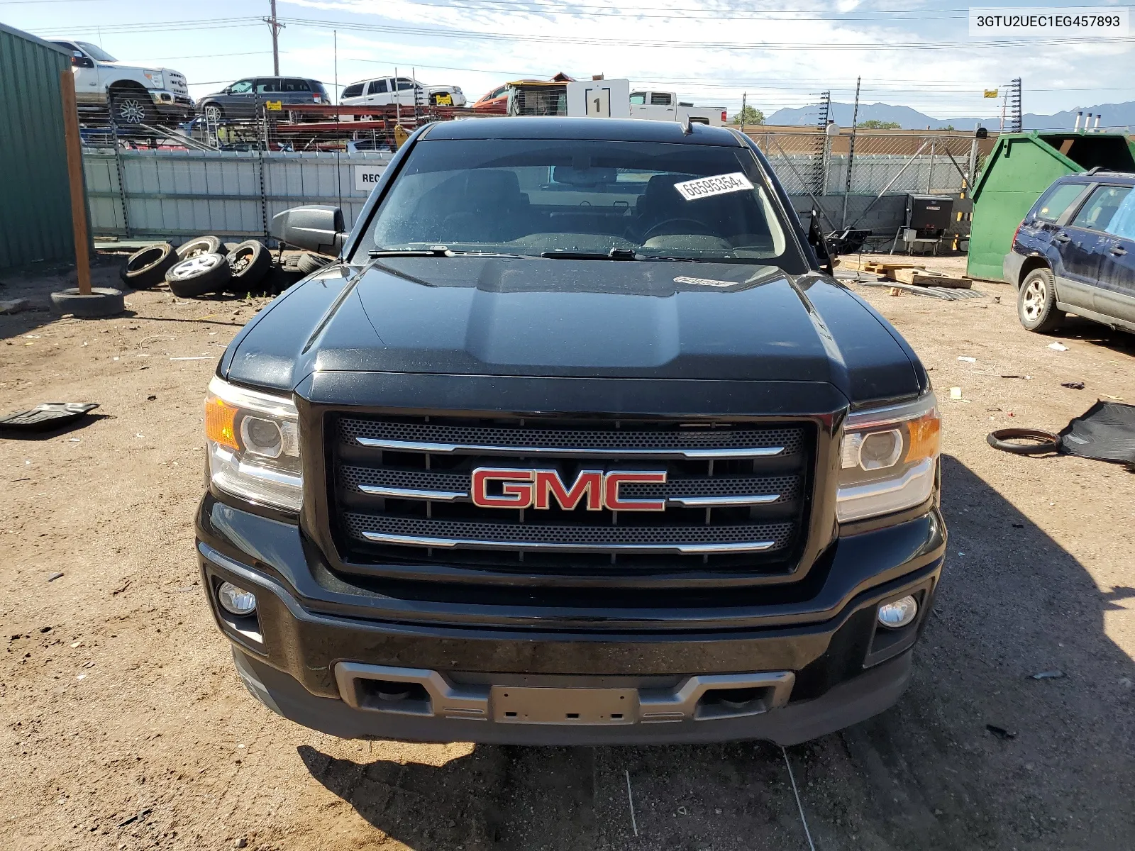 2014 GMC Sierra K1500 Sle VIN: 3GTU2UEC1EG457893 Lot: 66595354