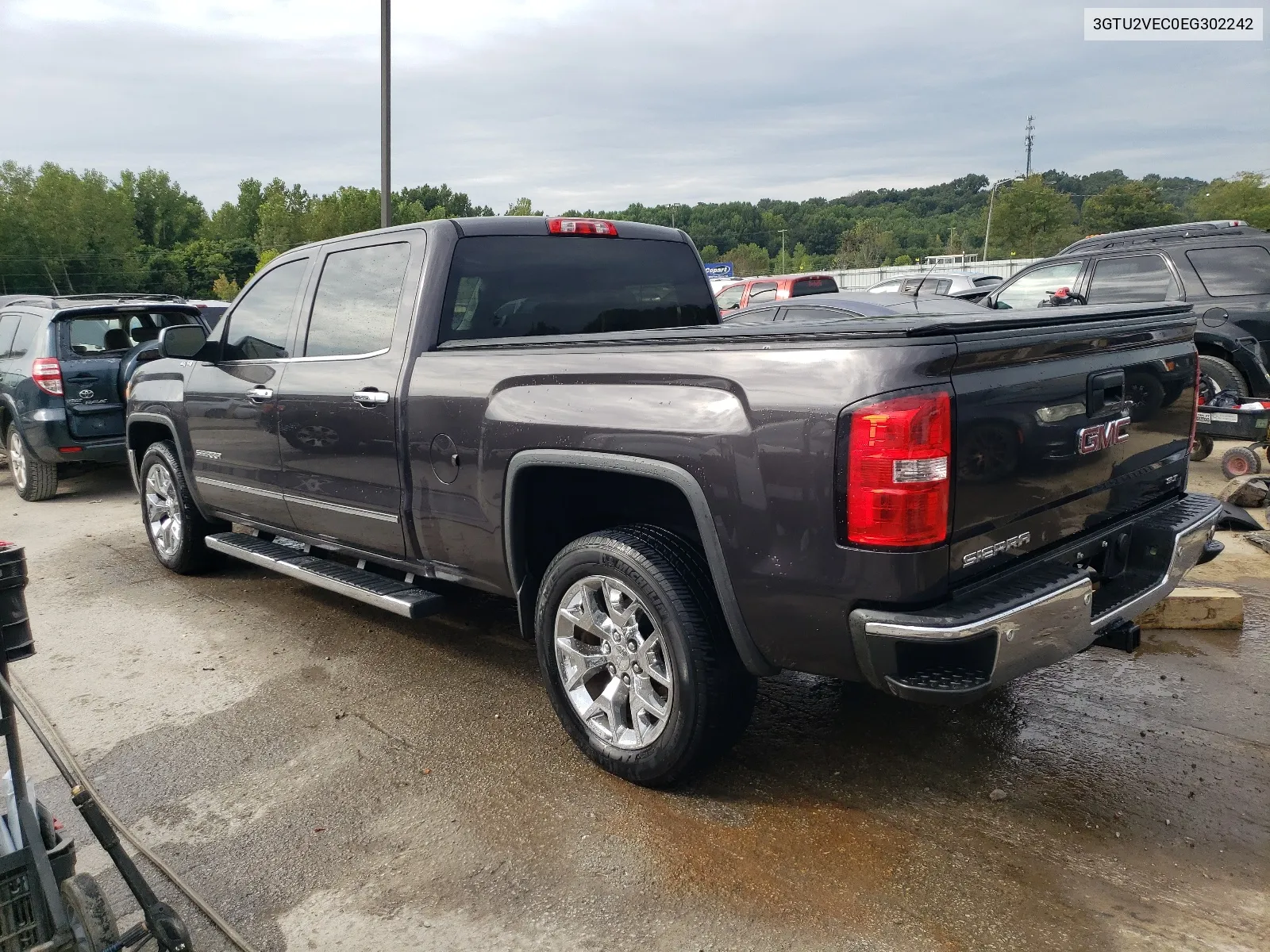 2014 GMC Sierra K1500 Slt VIN: 3GTU2VEC0EG302242 Lot: 66732574