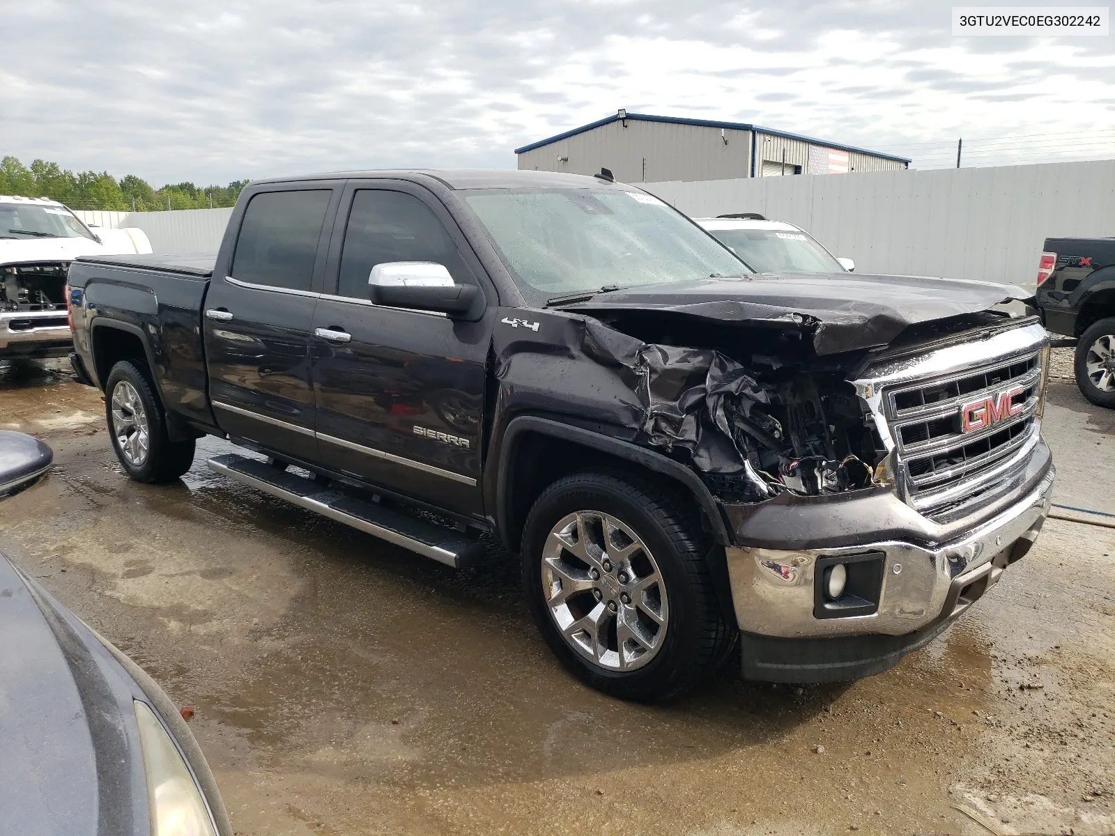 2014 GMC Sierra K1500 Slt VIN: 3GTU2VEC0EG302242 Lot: 66732574