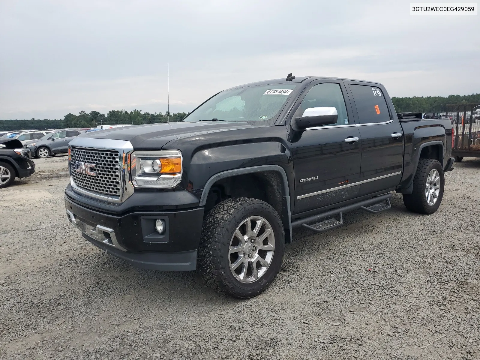 2014 GMC Sierra K1500 Denali VIN: 3GTU2WEC0EG429059 Lot: 67330484