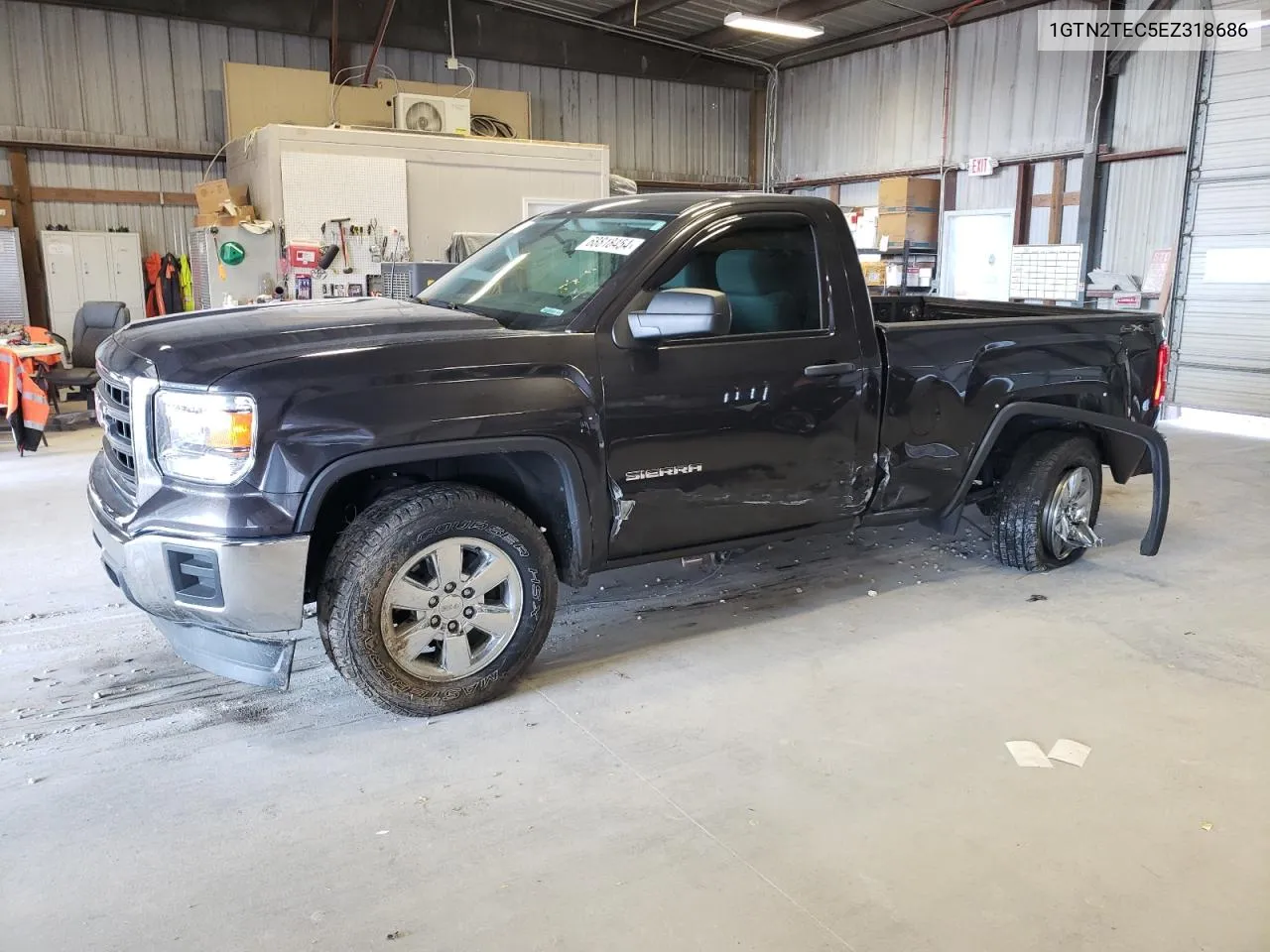 2014 GMC Sierra K1500 VIN: 1GTN2TEC5EZ318686 Lot: 68818454