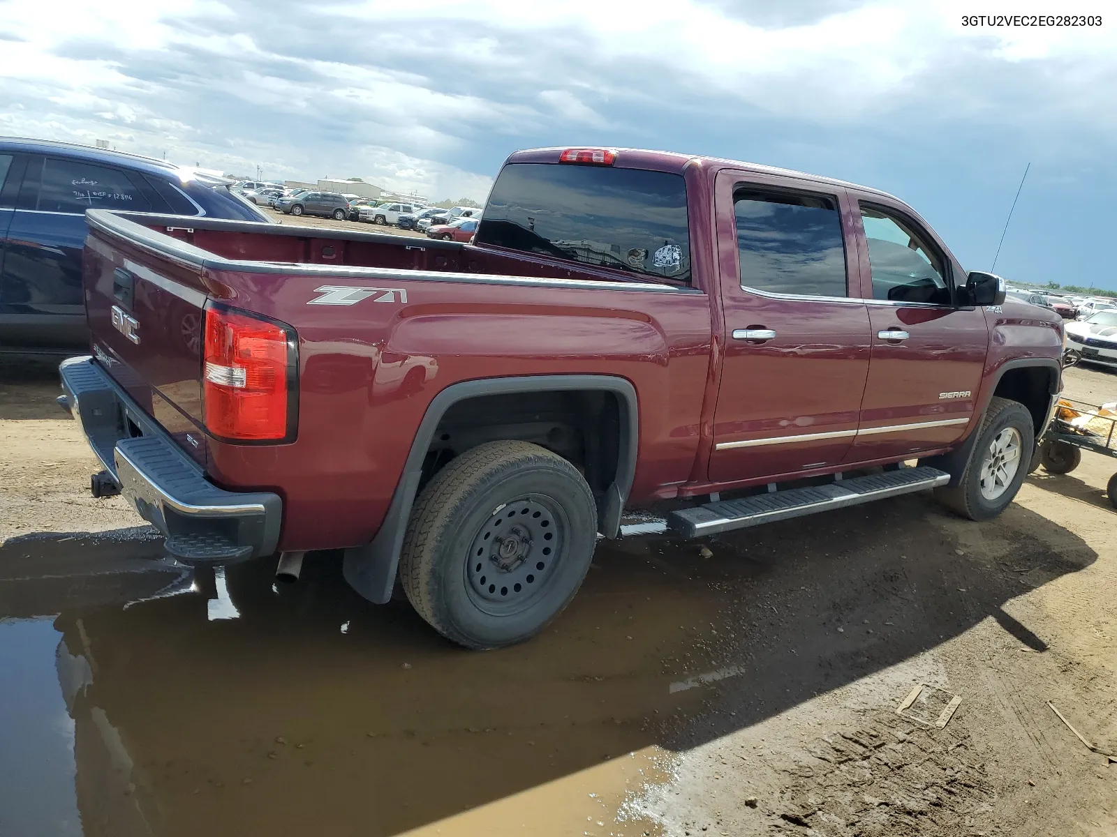 2014 GMC Sierra K1500 Slt VIN: 3GTU2VEC2EG282303 Lot: 68937024