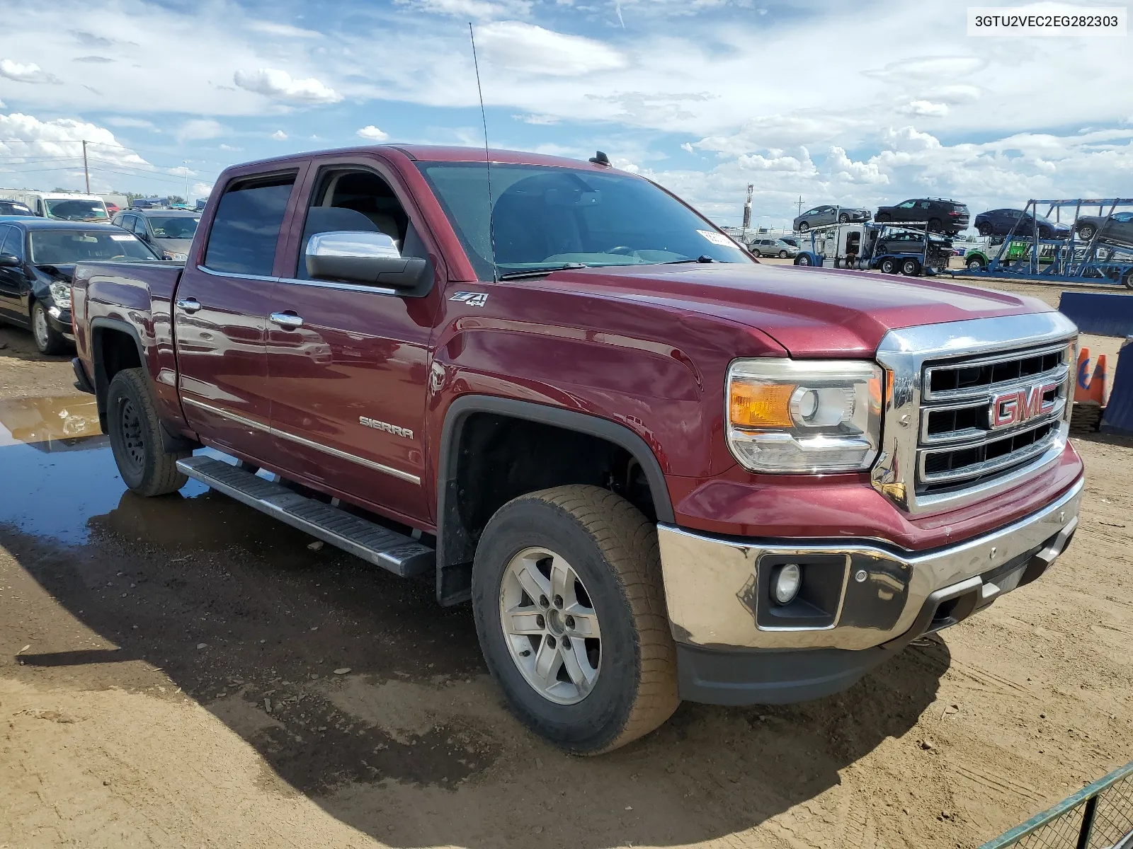 2014 GMC Sierra K1500 Slt VIN: 3GTU2VEC2EG282303 Lot: 68937024