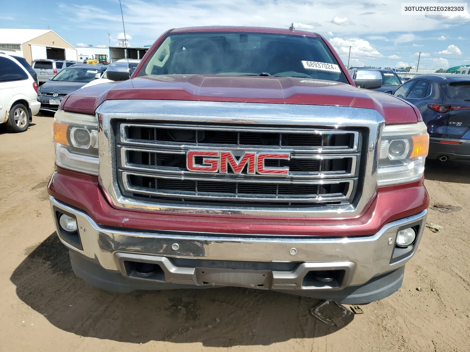 2014 GMC Sierra K1500 Slt VIN: 3GTU2VEC2EG282303 Lot: 68937024