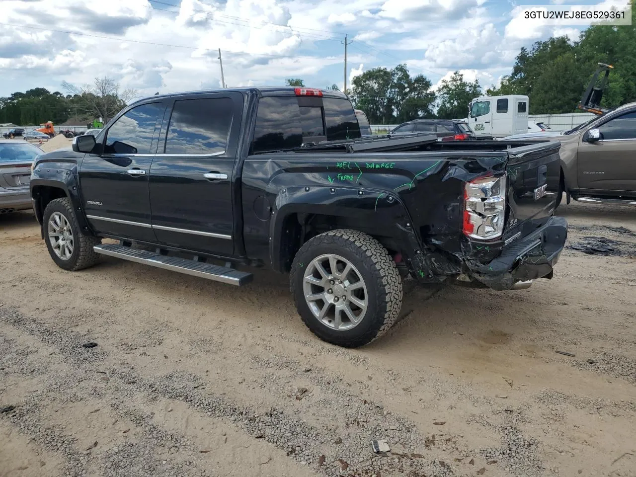 2014 GMC Sierra K1500 Denali VIN: 3GTU2WEJ8EG529361 Lot: 68940554