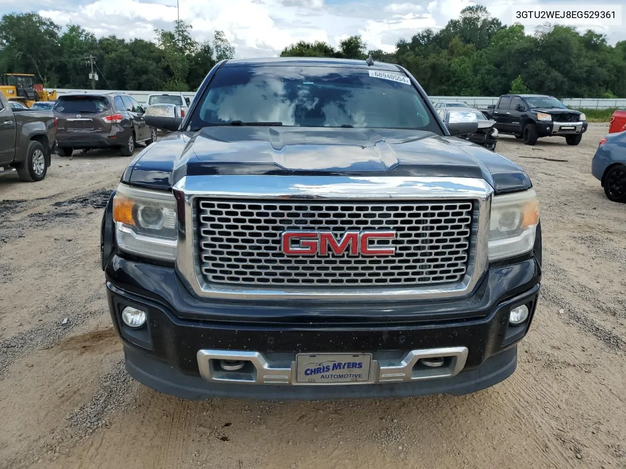 2014 GMC Sierra K1500 Denali VIN: 3GTU2WEJ8EG529361 Lot: 68940554