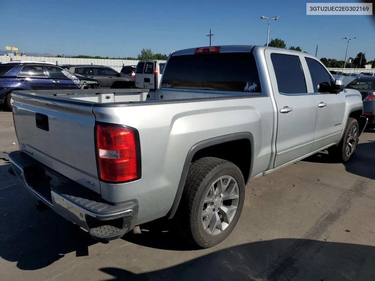 2014 GMC Sierra K1500 Sle VIN: 3GTU2UEC2EG302169 Lot: 69238774