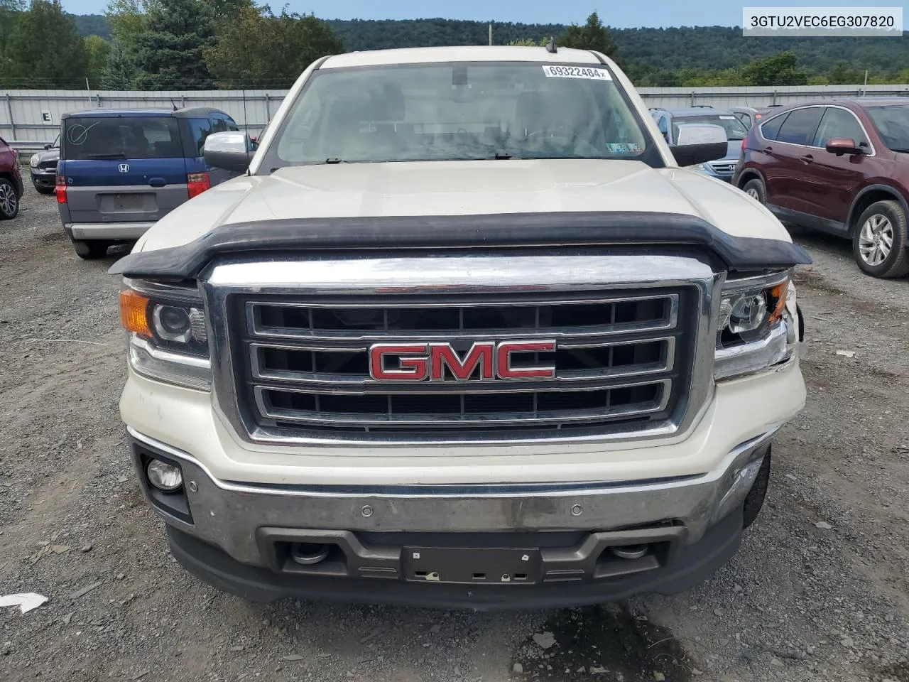 2014 GMC Sierra K1500 Slt VIN: 3GTU2VEC6EG307820 Lot: 69322484