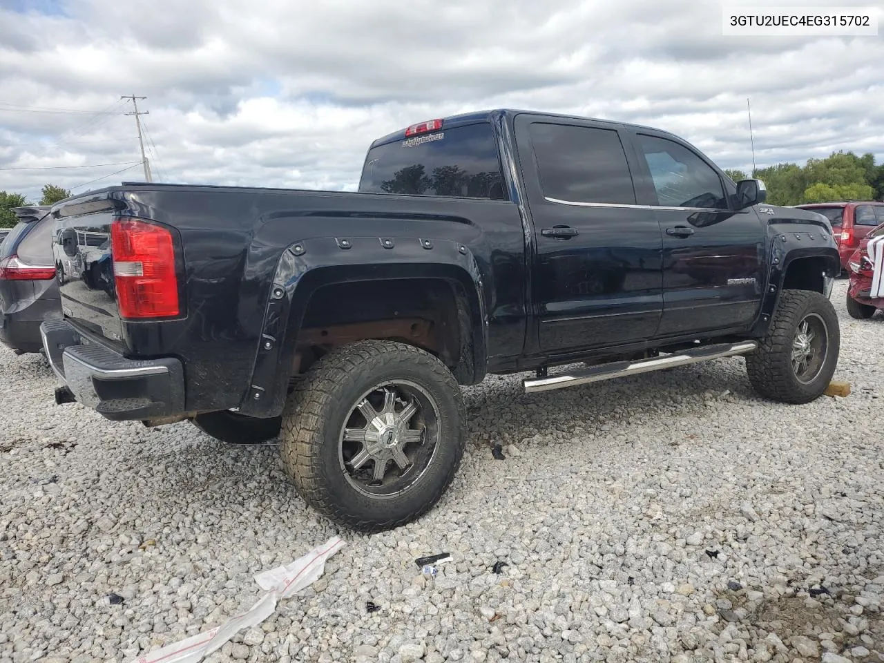 2014 GMC Sierra K1500 Sle VIN: 3GTU2UEC4EG315702 Lot: 69463574