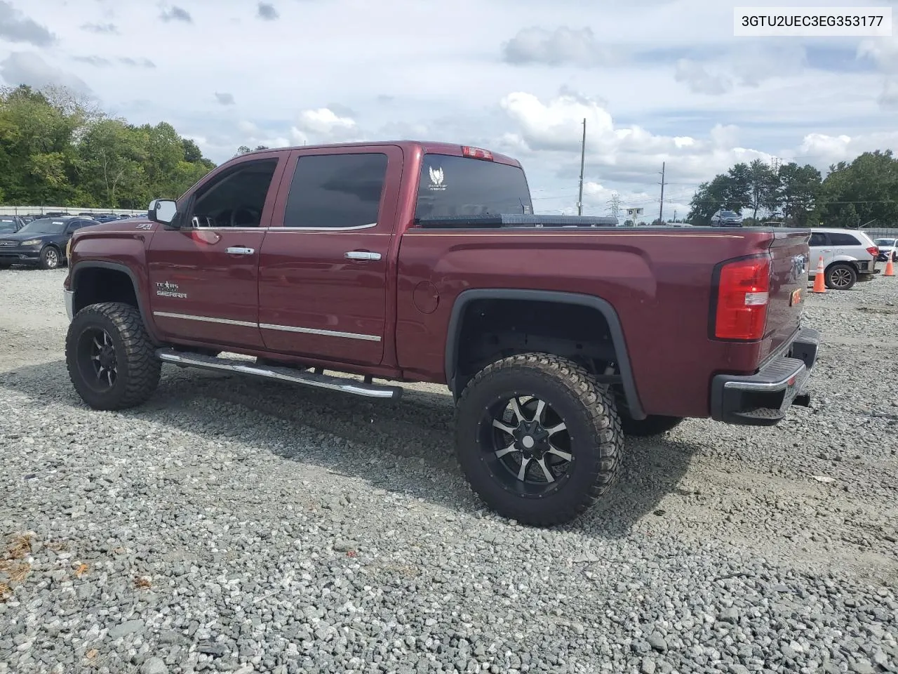 2014 GMC Sierra K1500 Sle VIN: 3GTU2UEC3EG353177 Lot: 69708264