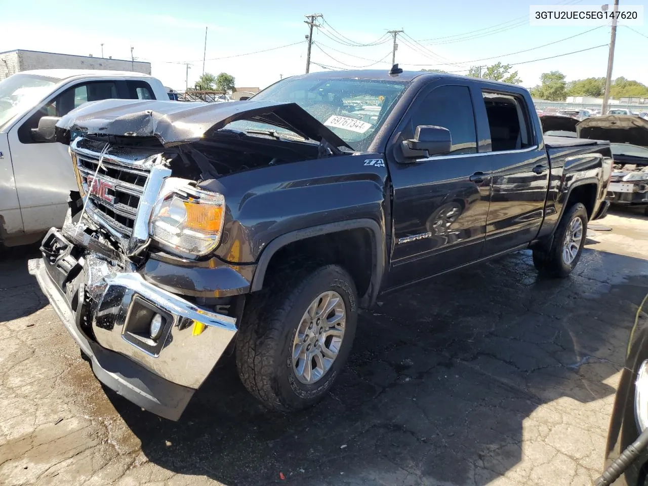 2014 GMC Sierra K1500 Sle VIN: 3GTU2UEC5EG147620 Lot: 69767344