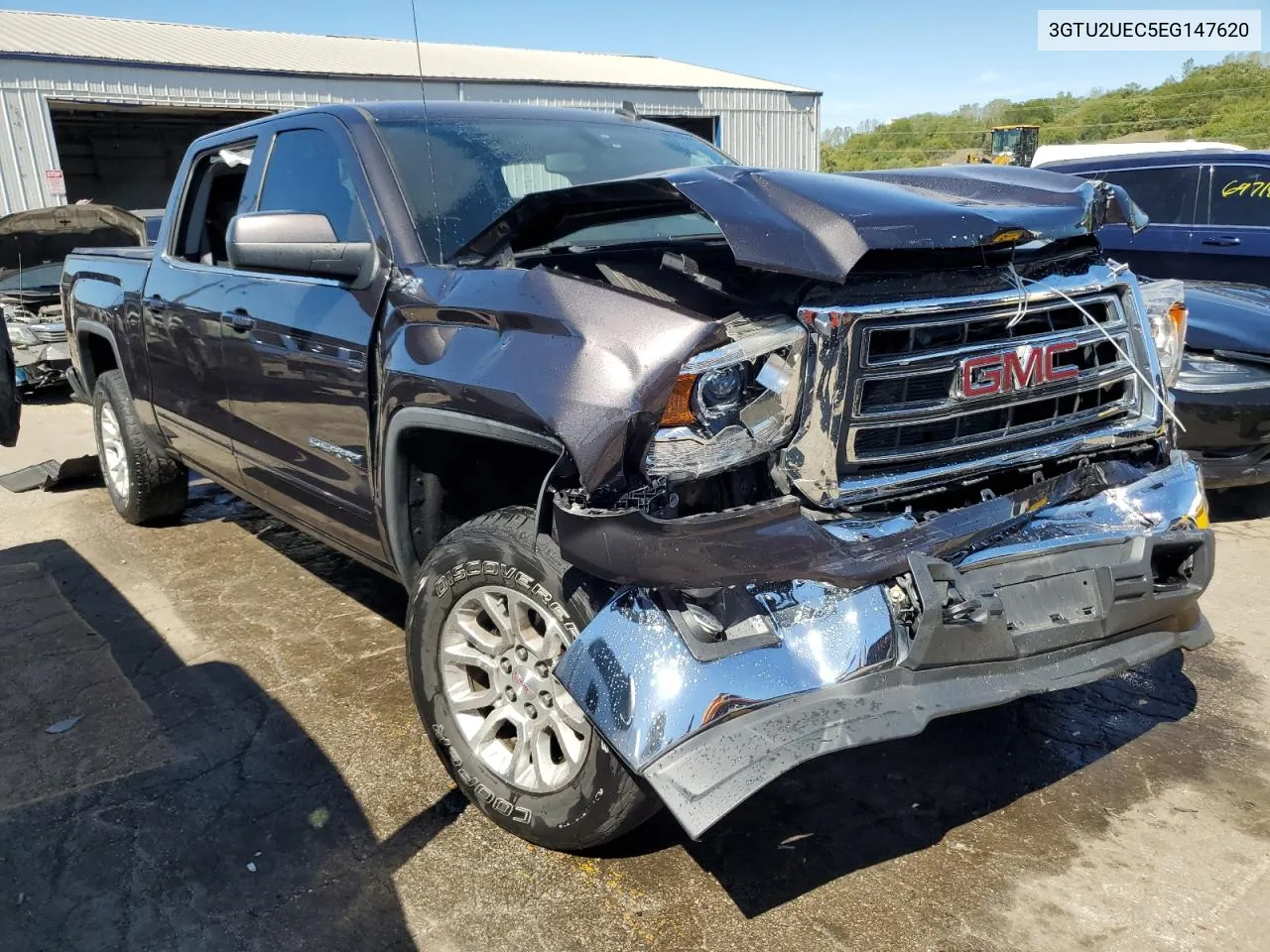 2014 GMC Sierra K1500 Sle VIN: 3GTU2UEC5EG147620 Lot: 69767344