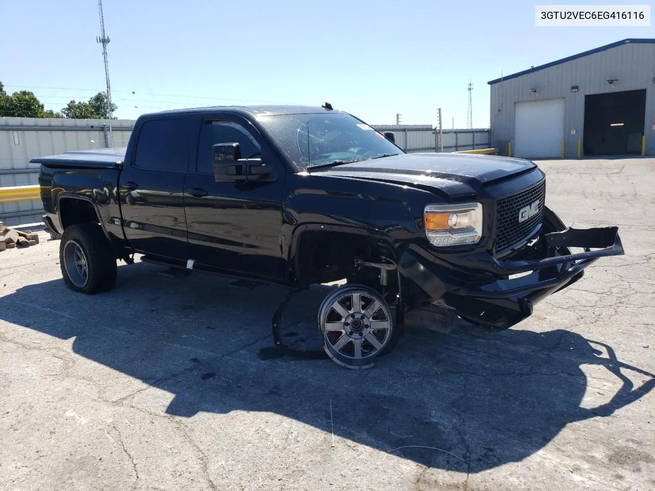 2014 GMC Sierra K1500 Slt VIN: 3GTU2VEC6EG416116 Lot: 69871934