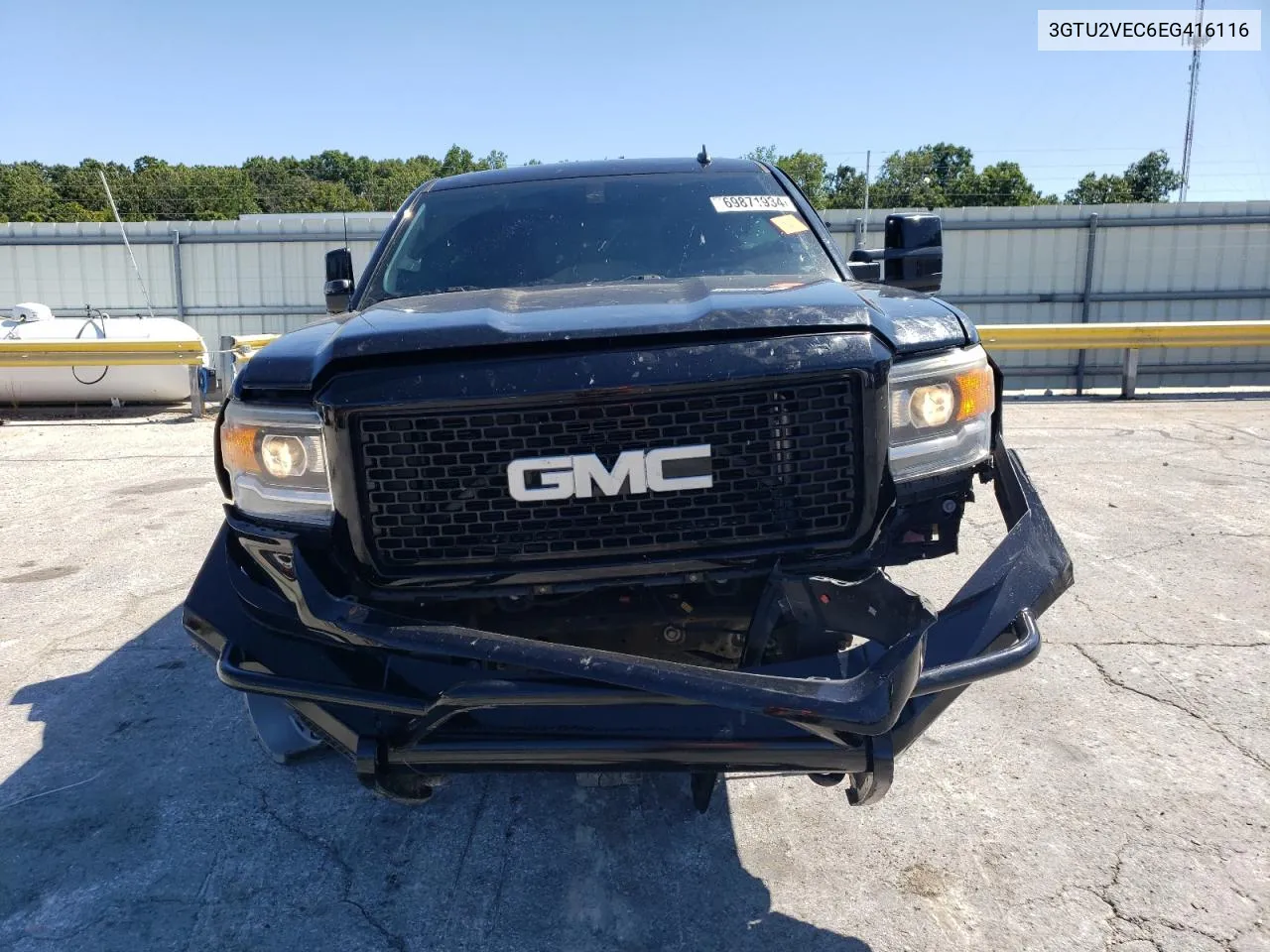 2014 GMC Sierra K1500 Slt VIN: 3GTU2VEC6EG416116 Lot: 69871934