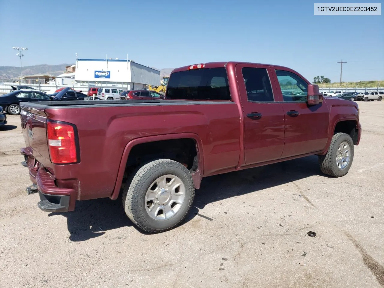 2014 GMC Sierra K1500 Sle VIN: 1GTV2UEC0EZ203452 Lot: 70530894