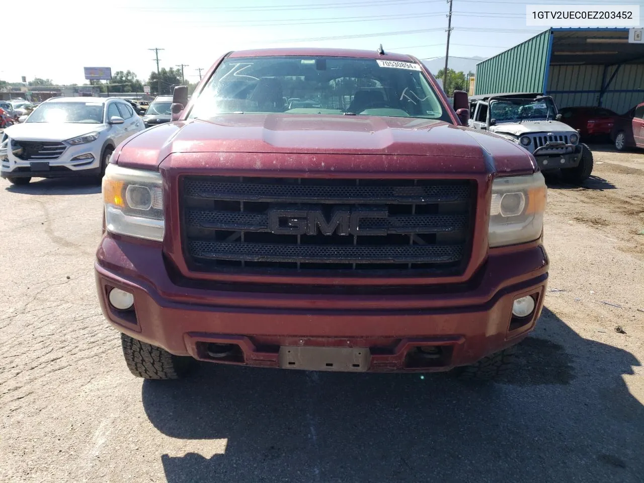 2014 GMC Sierra K1500 Sle VIN: 1GTV2UEC0EZ203452 Lot: 70530894