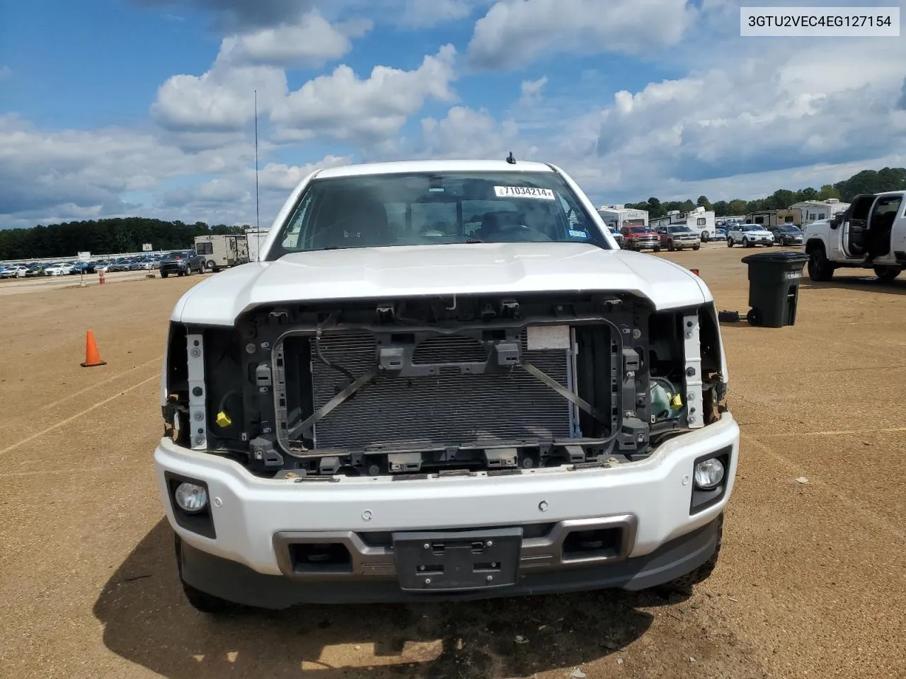 2014 GMC Sierra K1500 Slt VIN: 3GTU2VEC4EG127154 Lot: 71034214