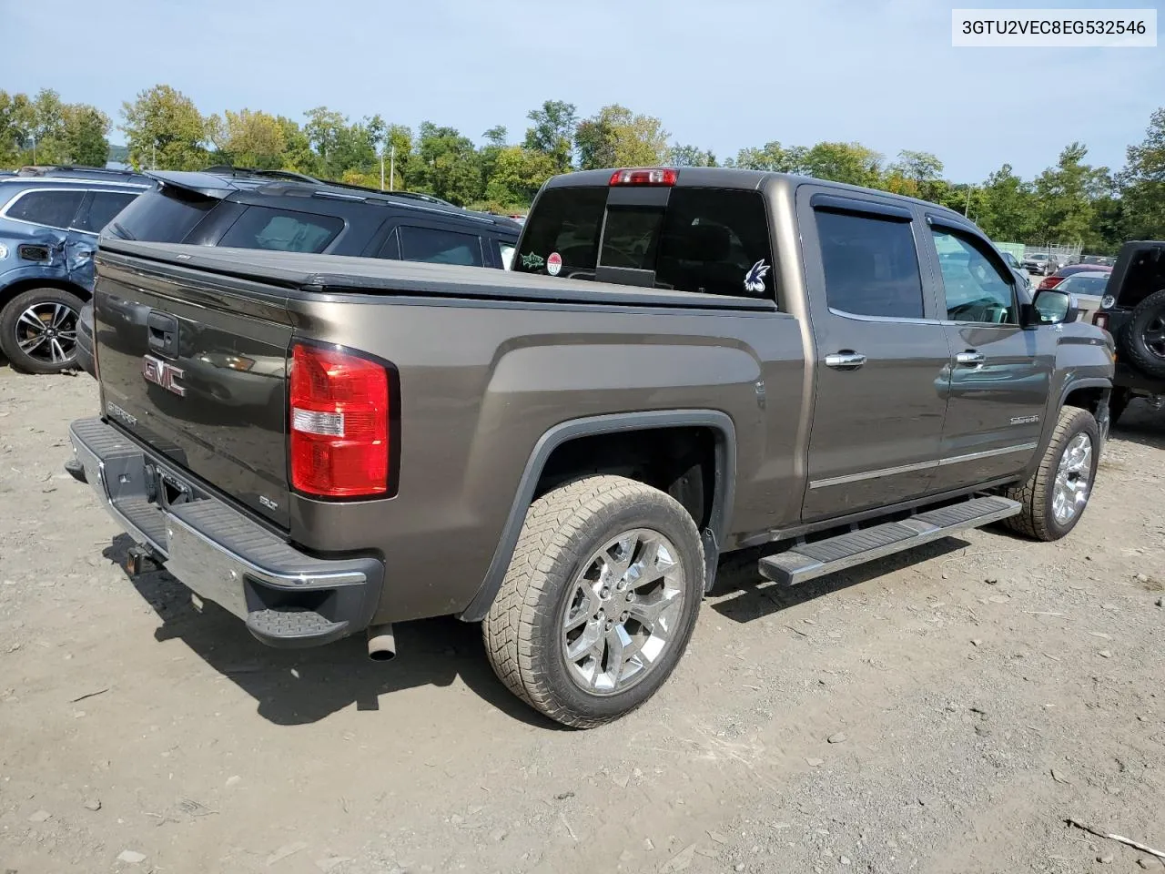 2014 GMC Sierra K1500 Slt VIN: 3GTU2VEC8EG532546 Lot: 71486294